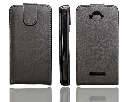caseroxx Hülle/Tasche Flip Cover passend für Alcatel One Touch C7 7041D, Schutzhülle (Handytasche klappbar in schwarz)