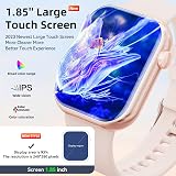 Hwagol Smart Watch 1.85in Fitness Tracker 140+ Sports Heart Rate Sleep Android view 2