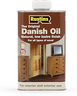 Rustins DANO1000 Original Danish Oil 1 Litre Rich Natural Glow Wood Grain