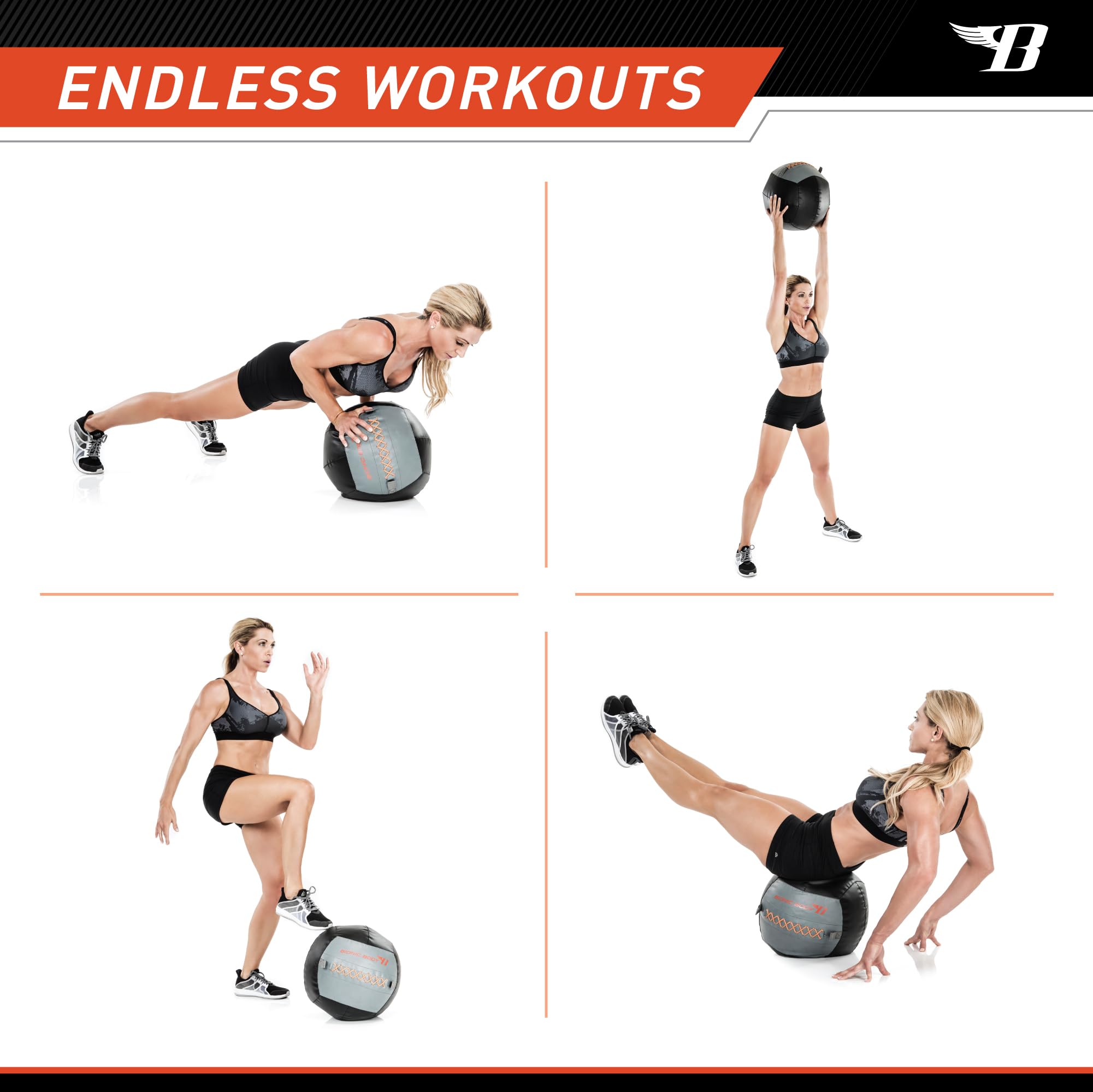 Soft Medicine Ball Weighted Slam Wall Ball for Cardio Workout and Core Training – Ideal for Squat, Lunge, and Partner Toss