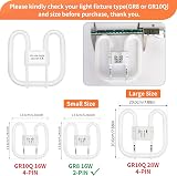 Akynite 16W 2D Square GR8 2-Pin Warm White 3500K CFL Lamp 230V view 4