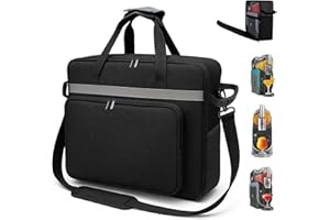 Merrifete Carrying Bag for Ninja Slushie Machine FS301/FS300/FS299, Portable Tote Bag with Front-Opening Design, Side Handles, Padded Shoulder Strap for Frozen Drink Maker Accessories