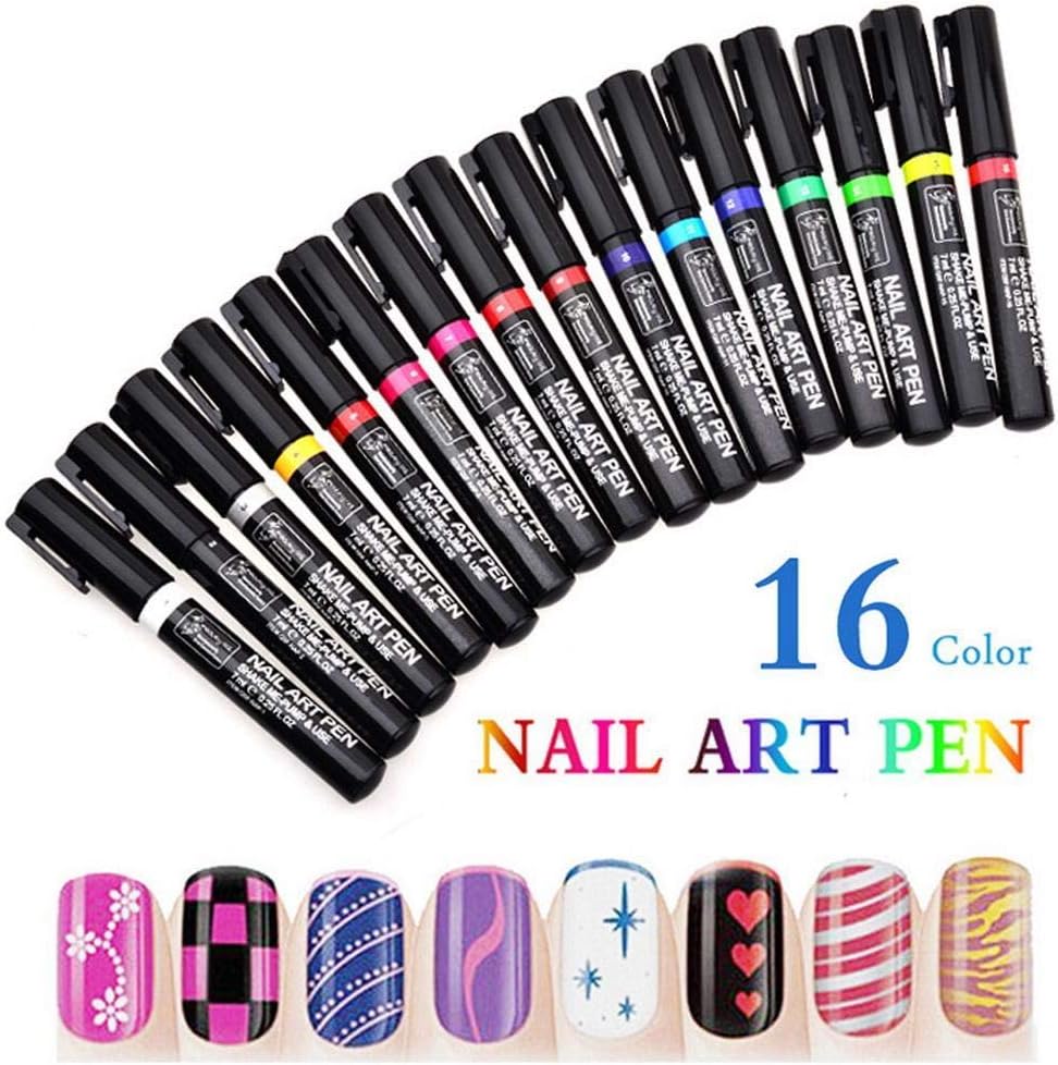 Kindes 1PC Nail Art Pen Nail Brush Nail Polish Painting Pen Tool Nail Brushes
