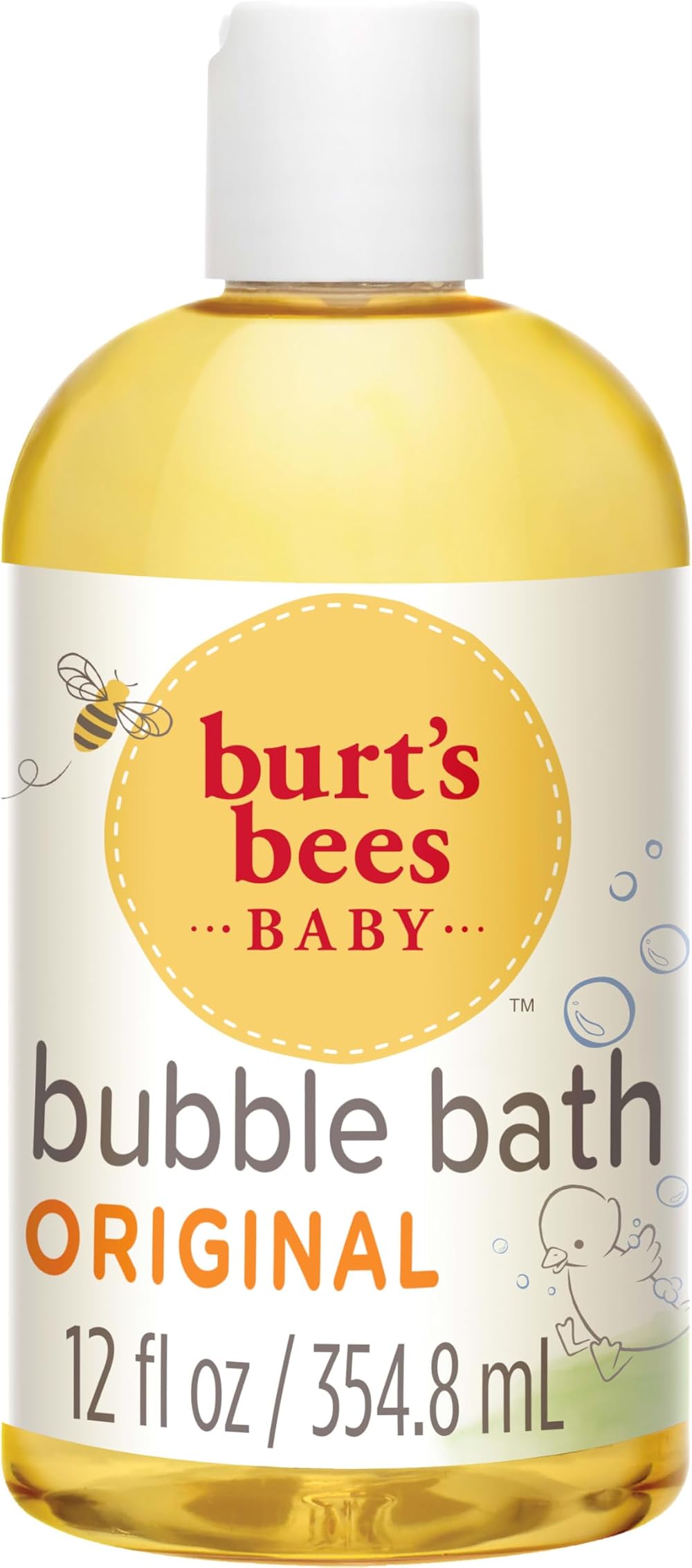 Burt's Bees Baby Bubble Bath Tear Free Wash 12 Oz Bottle