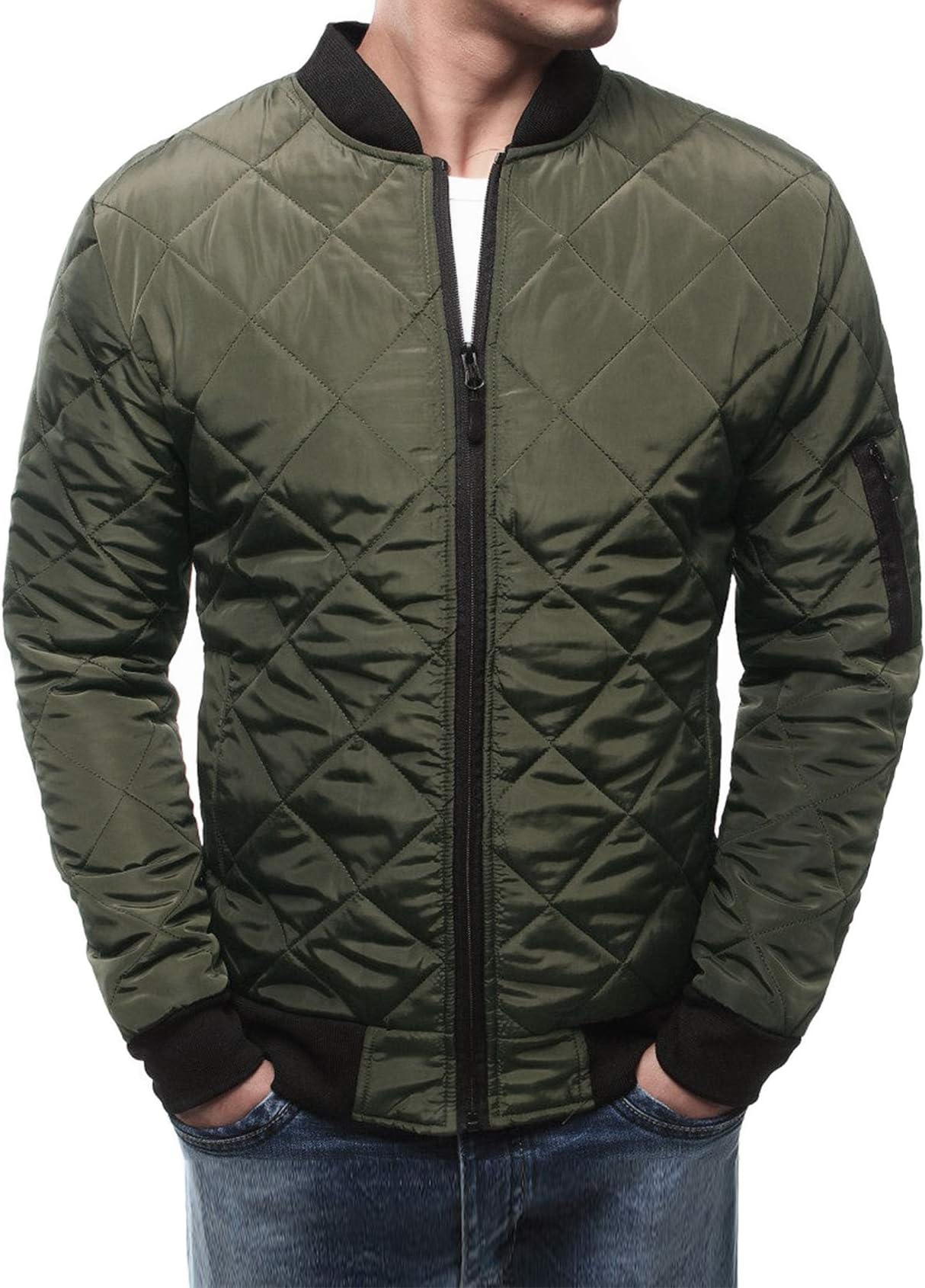 Letuwj Men's Suit in Cotton Jacket Pilot Aviator