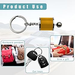 Kewucn Car Shifter Gear Keychain, Creative 6 Speed