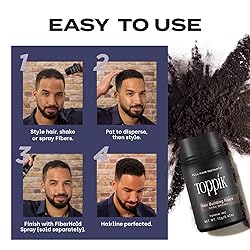 Toppik Hair Building Fibers, Dark Brown, 12g Fill