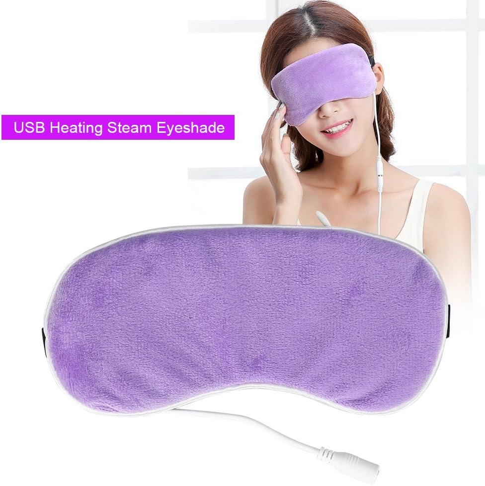 Colcolo Electric Eye Mask, Heating Steam Eyeshade, Lavender, Flannel, Sleep Mask, Purple - Image 3