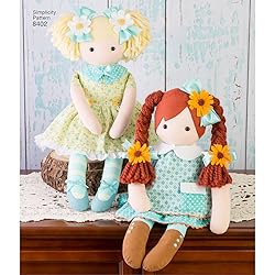 Simplicity Stuffed Doll with Clothes Art and Craft