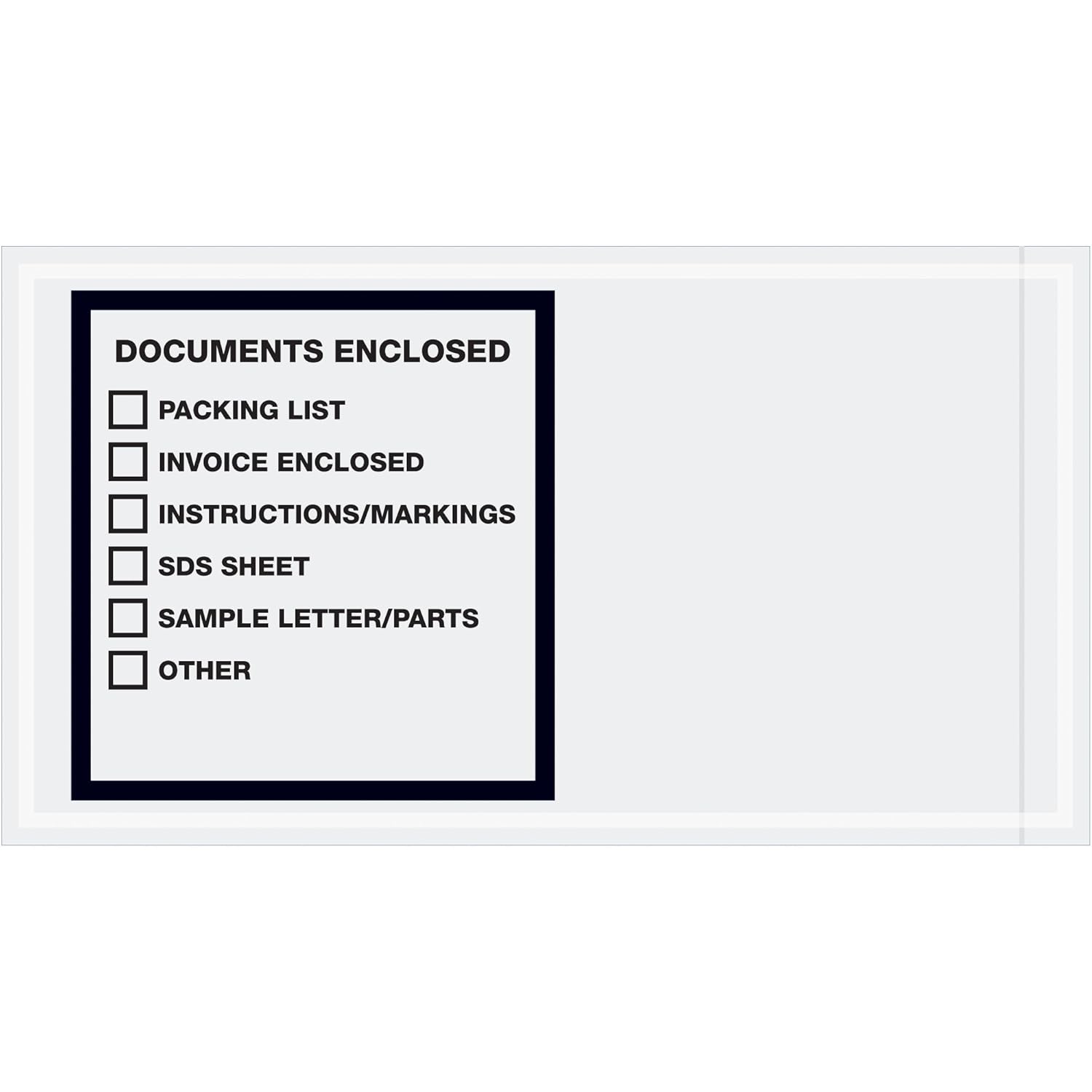 5-1/4 Length x 7-1/2 Width Orange Aviditi PL421 Envelope,Important ...