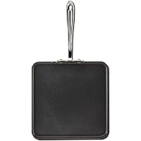 All-Clad E7951364 HA1 Hard Anodized Nonstick Dishwaher Safe PFOA Free Square Griddle Cookware, 11-Inch, Black