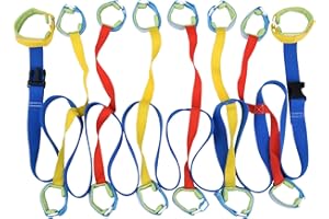 Child Walking Rope for Daycare & Preschool – 12 Kids + 2 Adult Handles – 11ft Toddler Walking Rope with Bag – Classroom Safet