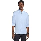 Michael Kors Mens Long Sleeve Stretch Dobby Slim Fit Shirt