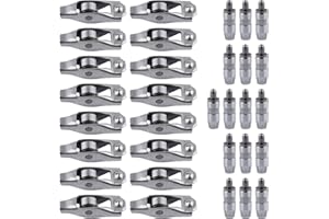 MUCO 16PCS Rocker Arms Valve Lifter Kit 53021077 53020742AB Compatible Chrysler Aspen Dodge Nitro Durango Dakota Jeep Liberty Grand Cherokee Commander 3.7L 4.7L 2002-2017