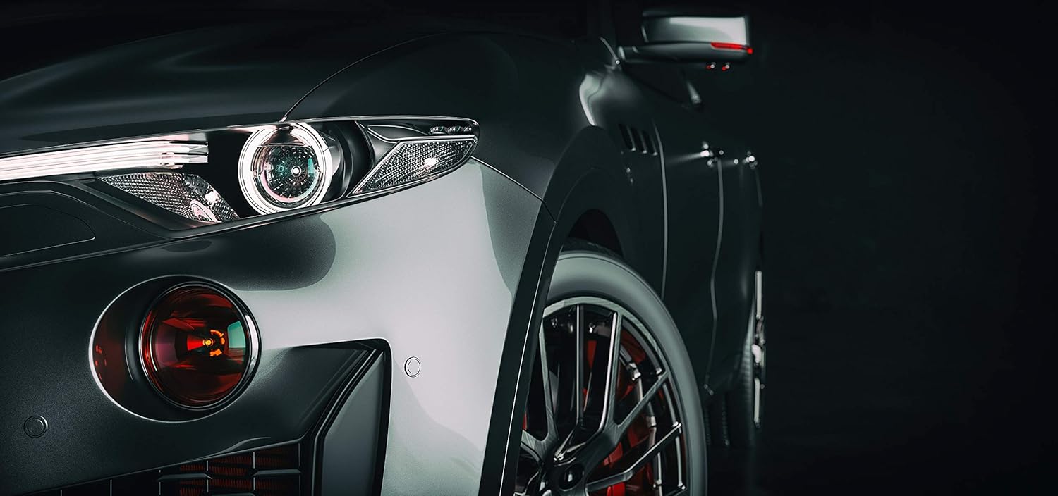 SCPmarts Sports Car Wallpaper Front Car Wall Paper Self Adhesive Vinyl