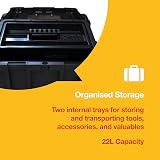 Amtech Lockable Storage Case 22L with Internal Trays Durable Case view 5
