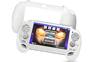 Sedicoca New Grips Hand Grip Compatible Durable Joypad Plastic Flexible Hand Grip Compatible with for PS Vita PSVita Playstation Vita 1000 (PCH-1000) White