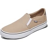 Vans Mens Asher Deluxe Slip-on Shoe | Comfortable Sneakers for Fashion, Walking &amp; Everyday Wear