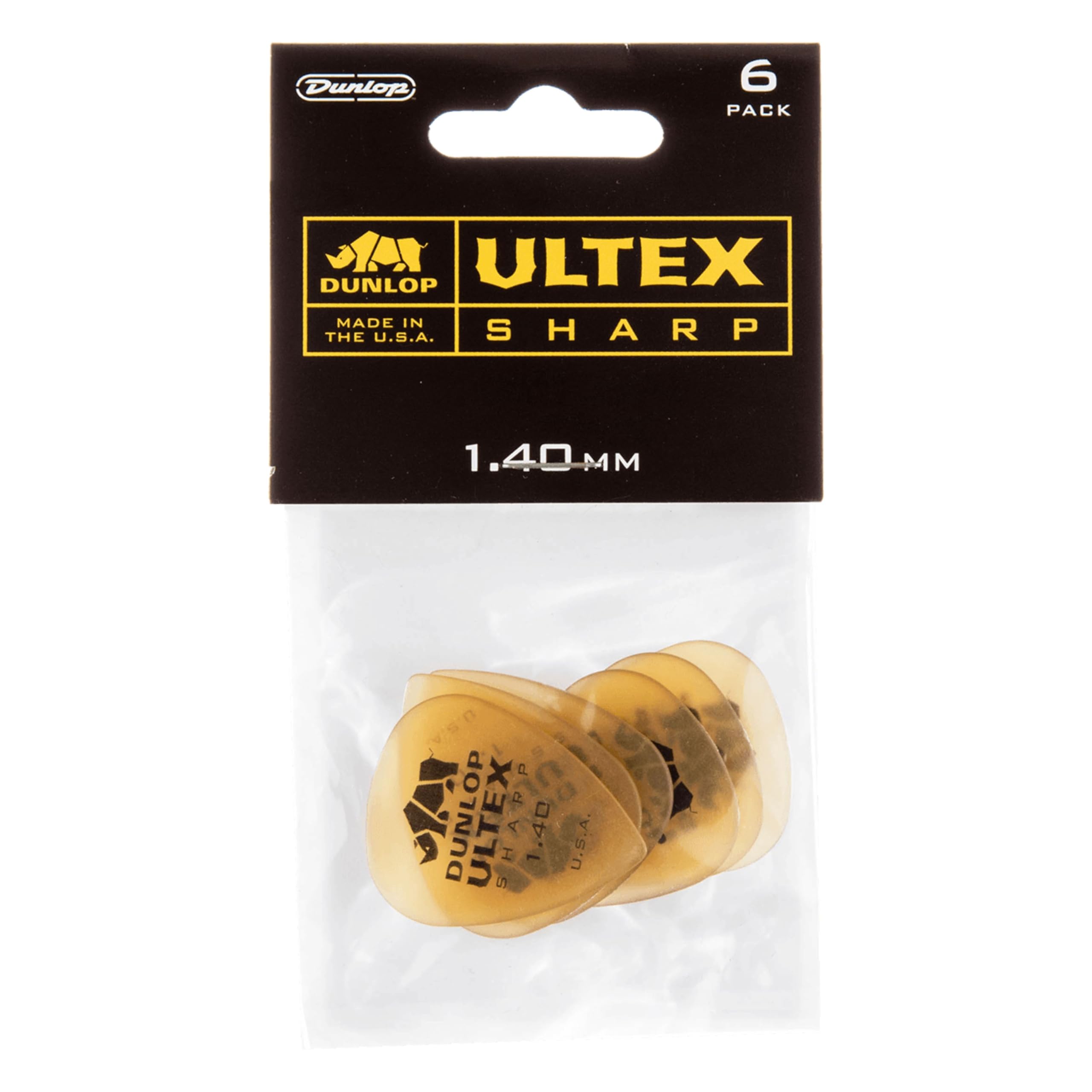 Jim Dunlop 433P1.40 Ultex Sharp Player Pack (Pack of 6)