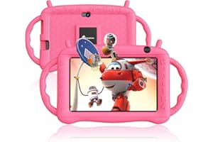Semeakoko 7 inch Tablet for Kids 2-10, Educational Learning Toddler Tablet Android 12 with Shockproof Case, 2GB RAM+32GB ROM, Parental Control, Dual Camera, Gift for Boy Girl