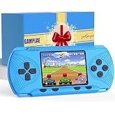 iucpss Handheld Games for Kids Video Game Player Preloaded 258 Video Games | Portable Gaming Player with 3 Cartridges &amp; 3" HD Screen, Travel Electronic Toy Birthday Xmas Gift for Boys Girls Kids 4-12
