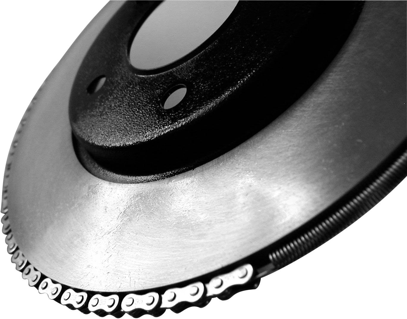 Goodson Chain Brake Lathe Silencer Band | For Non-Vented Rotors | Nickel Plated With 4 Springs