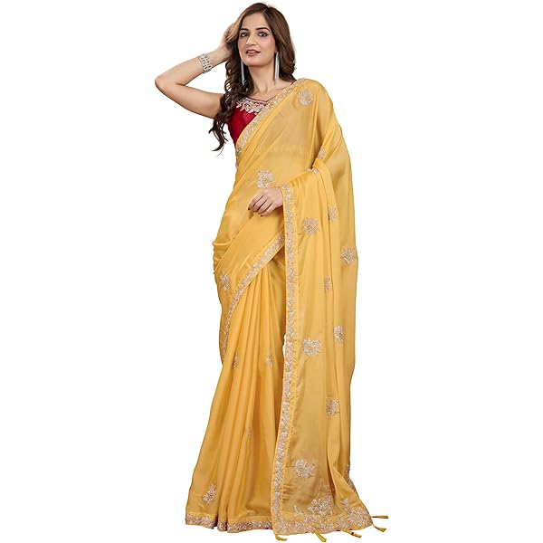 Elina Fashion Sari Patola In Seta Artigianale Per Donna: Blu Navy, Lunghezza 5.5 M Con Camicetta Inclusa, Abito Tradizionale Indiano
