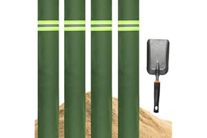 KZCUVNV Sand Bags for Flooding, 4Pcs Flood Prevention Sandbags,Thickened Long Canvas with Elastic Band, Reusable Flood Barriers for Indoor and Outdoor Garage 5'X 7"