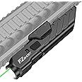 EZshoot 1700 Lumens Tactical Laser Light Combo for Rifle with Magnetic Rechargeable Compatible with Picatinny and M-Rail, Rilfe Flashlight Green Laser Light Combo with Strobe Mode