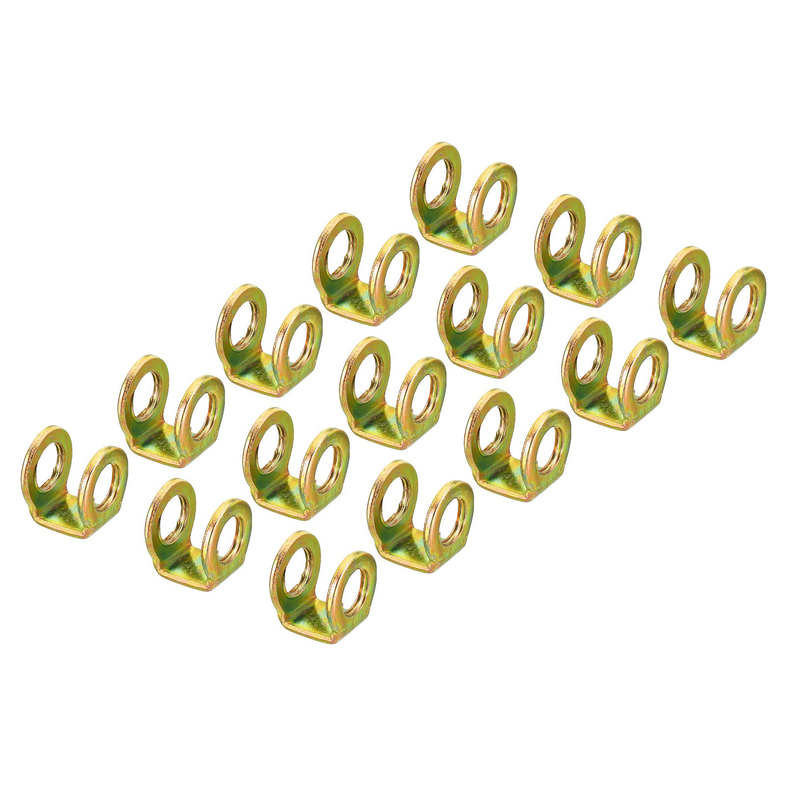 PATIKIL M10x1mm Round Coupling Nut, 15 Pack 15mm Threaded Tube Pipe Connector Extension Screw Rod Stud Extend Hardware for Chandelier Ceiling Light DIY