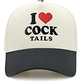 Funny Gag Gifts for Men & Women Two-Tone Embroidered Trucker Hat, Cotton Adjustable Vintage Baseball Cap