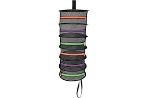 Mesh Drying Rack, 6 Tier by ONGROK, Hanging Herb Drying Net, Plant Dryer Tent