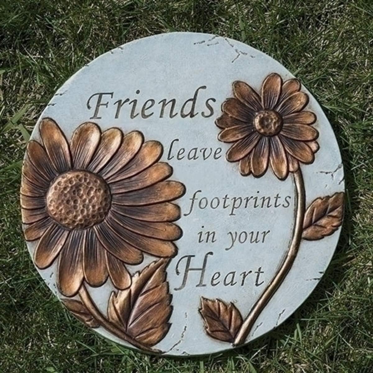 Friends Leave Footprints Garden Memorial Stepping Stone, 9
