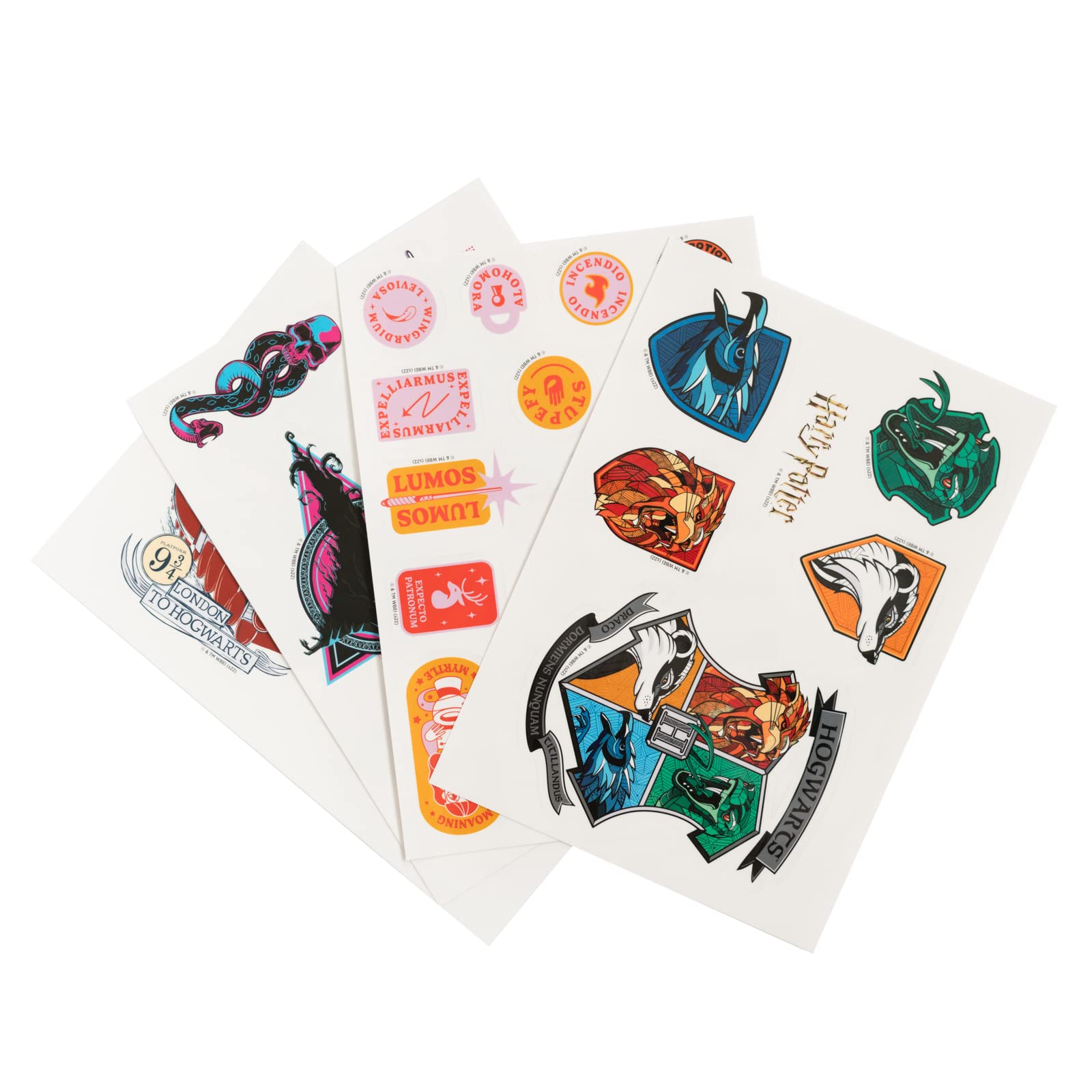 Grupo Erik Reusable Stickers - Harry Potter Gifts Under 5 Pounds | Waterproof & Removable Laptop Stickers for Adults & for Children | Harry Potter Merchandise, Cheap Gifts for Women & Men