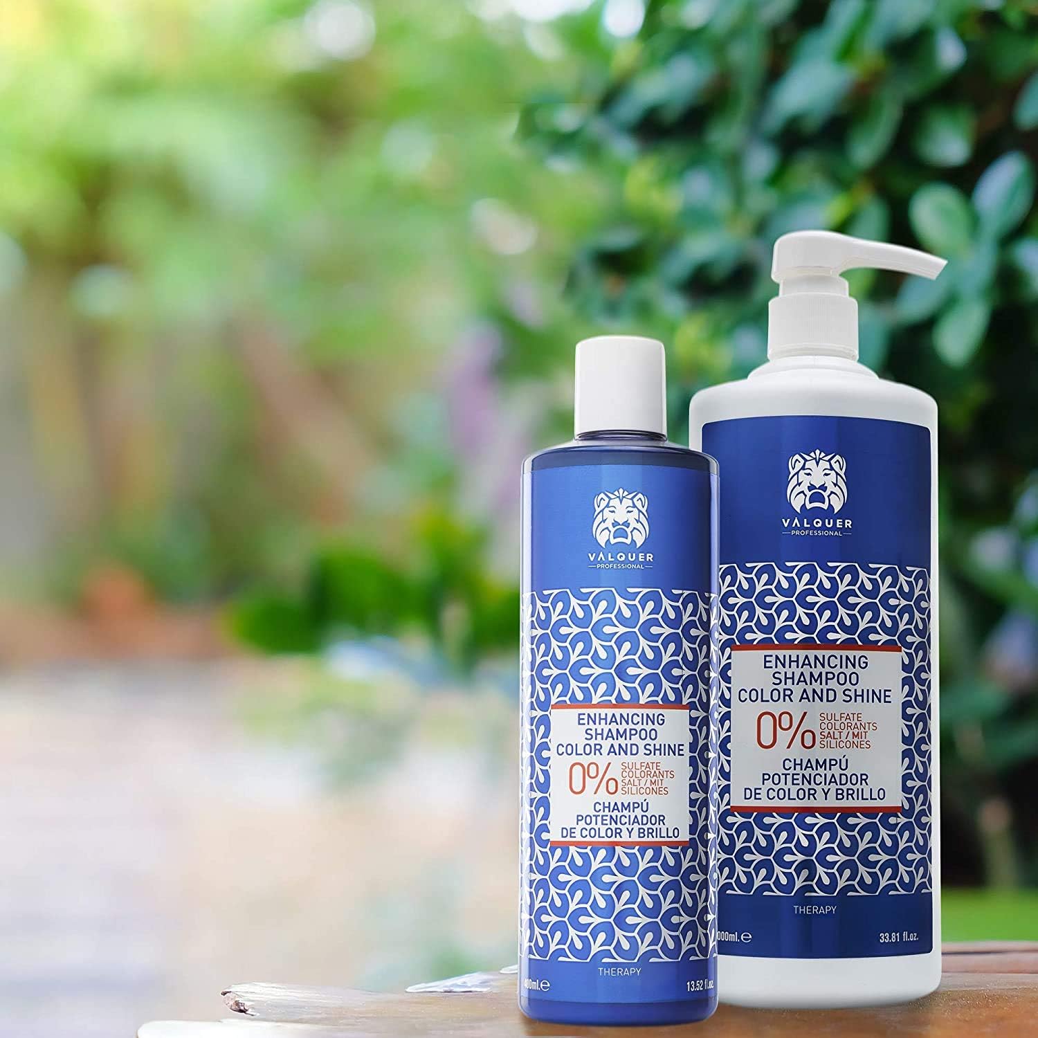VALQUER Color & Shine Enhancing Shampoo for Dyed Hair, Blue, 1 l (Pack of 1) - Image 5