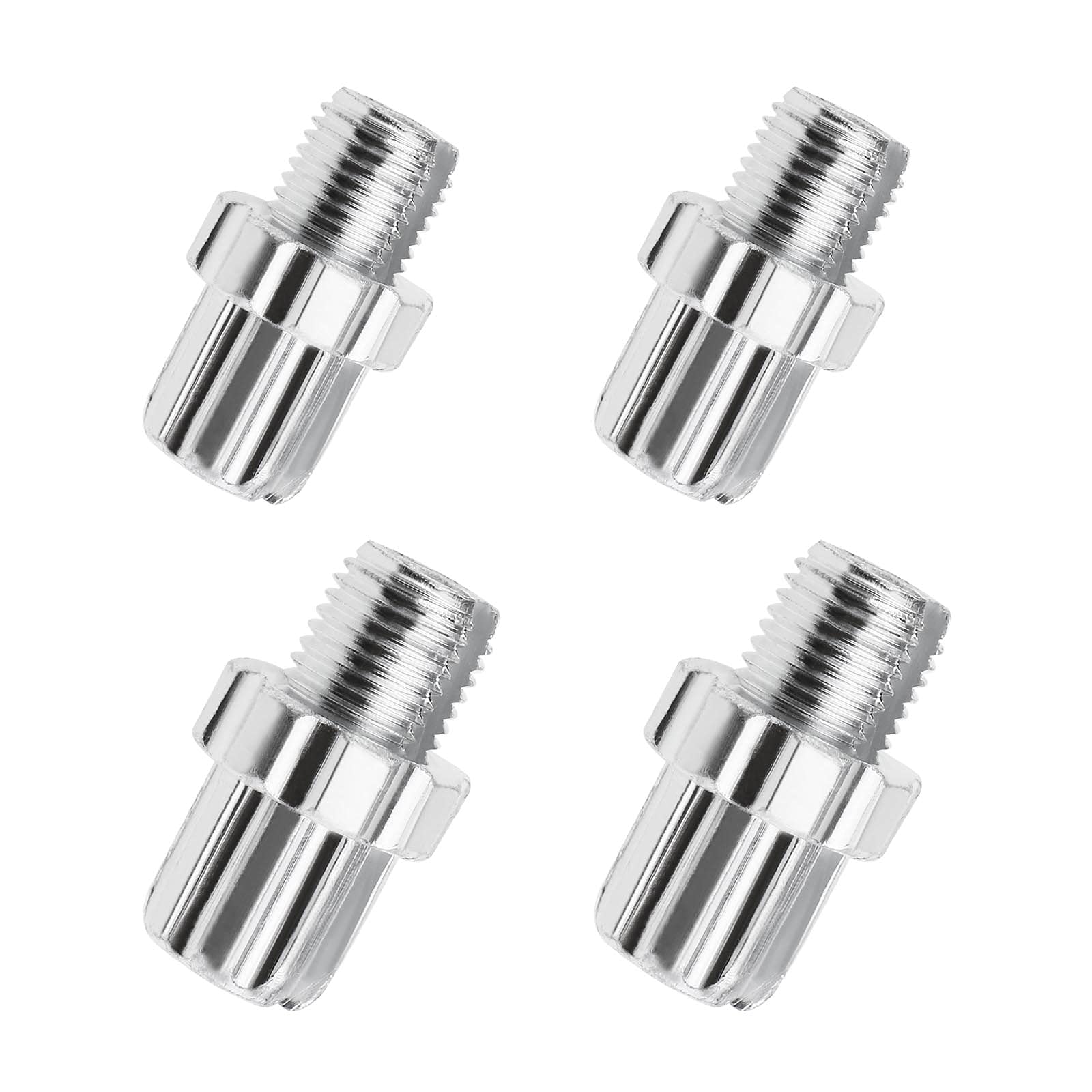 The Lord of the Tools 4pcs M10 10mm Brake Lever Adjusting Regulator Screws for Mountain Road Bike MTB Bikes Cable Adjusters Bolts Brake Parts Aluminum Alloy Silver M10x26X10mm
