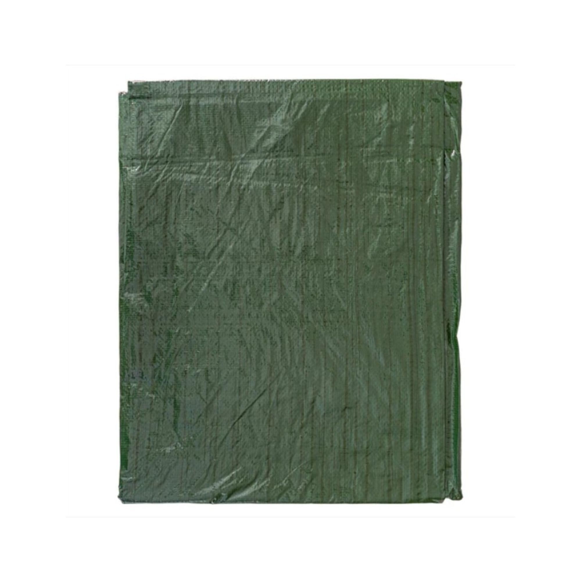 4x5m Green Tarpaulin - 90gsm Heavy Duty Tarp Sheet Cover - 13.12ft x 16.40ft Waterproof Multi-Use Sheet with Eyelets for Garden, Caravan, Camping, Ground Cover…