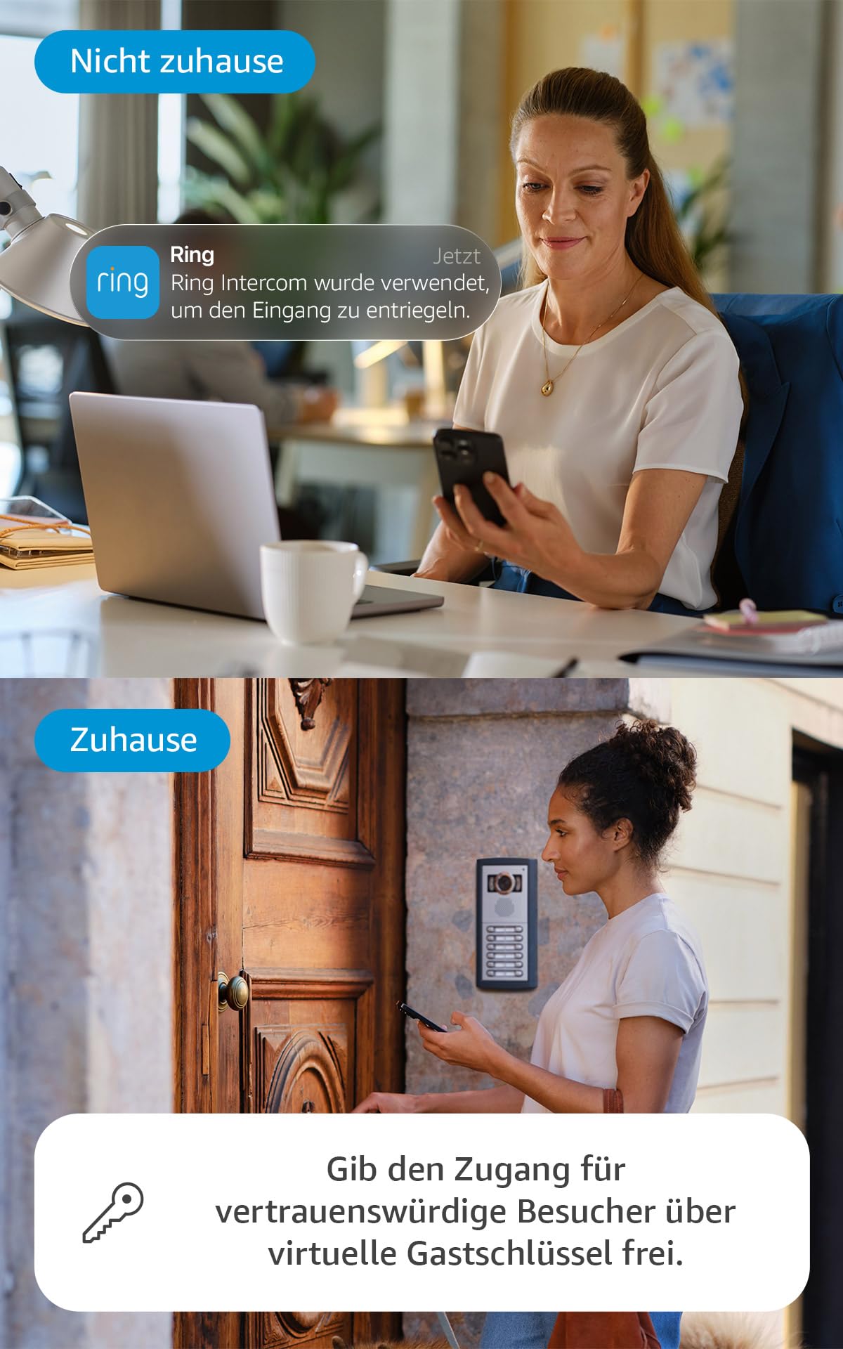 Ring Intercom Video (neueste Generation) | Mach deine Gegensprechanlage intelligenter | Video-Streaming, virtuelle Schlüssel und Fernzugriff | Zur Selbstinstallation 4