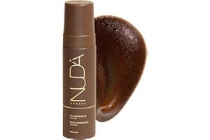 Nuda Bronzefoam Self Tanning Mousse, Lightweight, Fast Drying & Streak Free Self Tanner, Enriched with Coconut Oil, Cucumber 