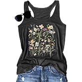 Womens Tank Tops Boho Floral Graphic Tank Tops Summer Tank Cute Beach Tank Cute Casual Shirts Clothes 2026 Tank Tops