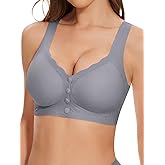 Seamless Front Close Bras for Women Post Surgery Full Coverage Moisture Wicking Comfort Supportive Convenient Bralettes