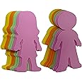 People Cutouts - 24 Foam Bulletin Board Cut Outs 6" Die Cut Shapes for The Classroom Kids Cut Out Shapes Classroom Cutouts of People Classroom Decorations Back to School Medium Large