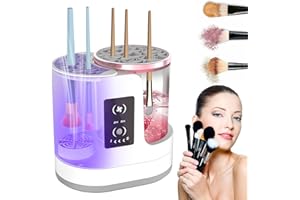 THEMARS 3 IN 1 Electric Makeup Brush Cleaner Machine With Dryer, USB Portable Automatic Cosmetic Brushes Cleaner, Deep Cleaning Tool for All Size Makeup Brush Set & Sponges, Beauty Gift for Women