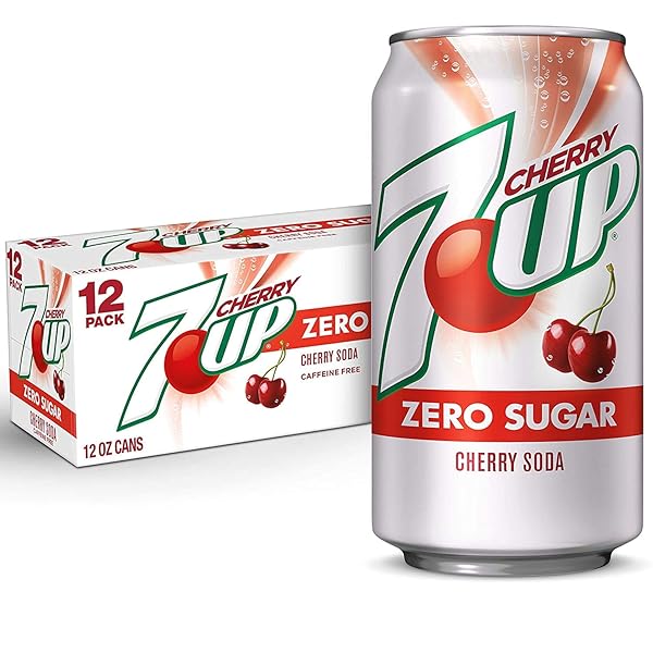 7-UP DIET CHERRY SOFT DRINK, 12 FL OZ (PACK OF 24)