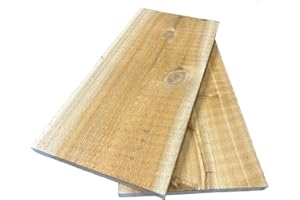 Cedar Planks For BBQ Grilling For Salmon, Fish, Meat or Vegetables 100% Natural 6 x 12 inchs Pack of 2