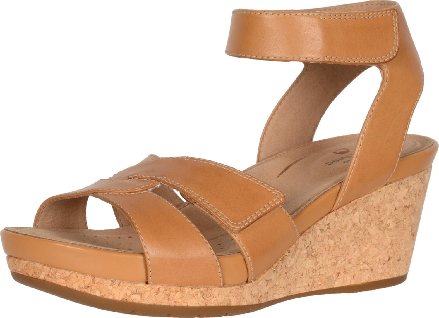 clarks sandals womens orange