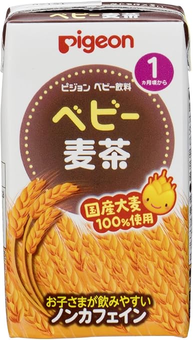 ピジョン ベビー麦茶 国産茶葉使用 125ml 3個パック 4個 ピジョン ベビー用飲料 通販 Amazon