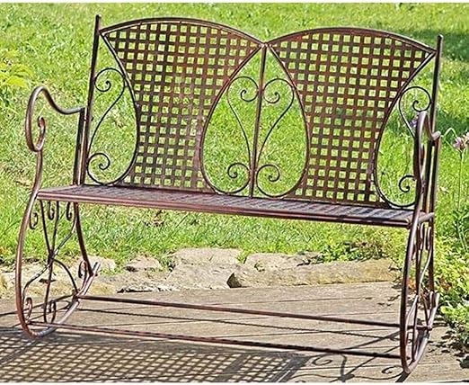 Schaukelbank Konya 106x74x87cm Eisen Amazon De Kuche Haushalt