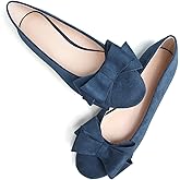 TN TANGNEST Women Fashion Bowknot Flats Comfort Pointed Toe Dress Shoes