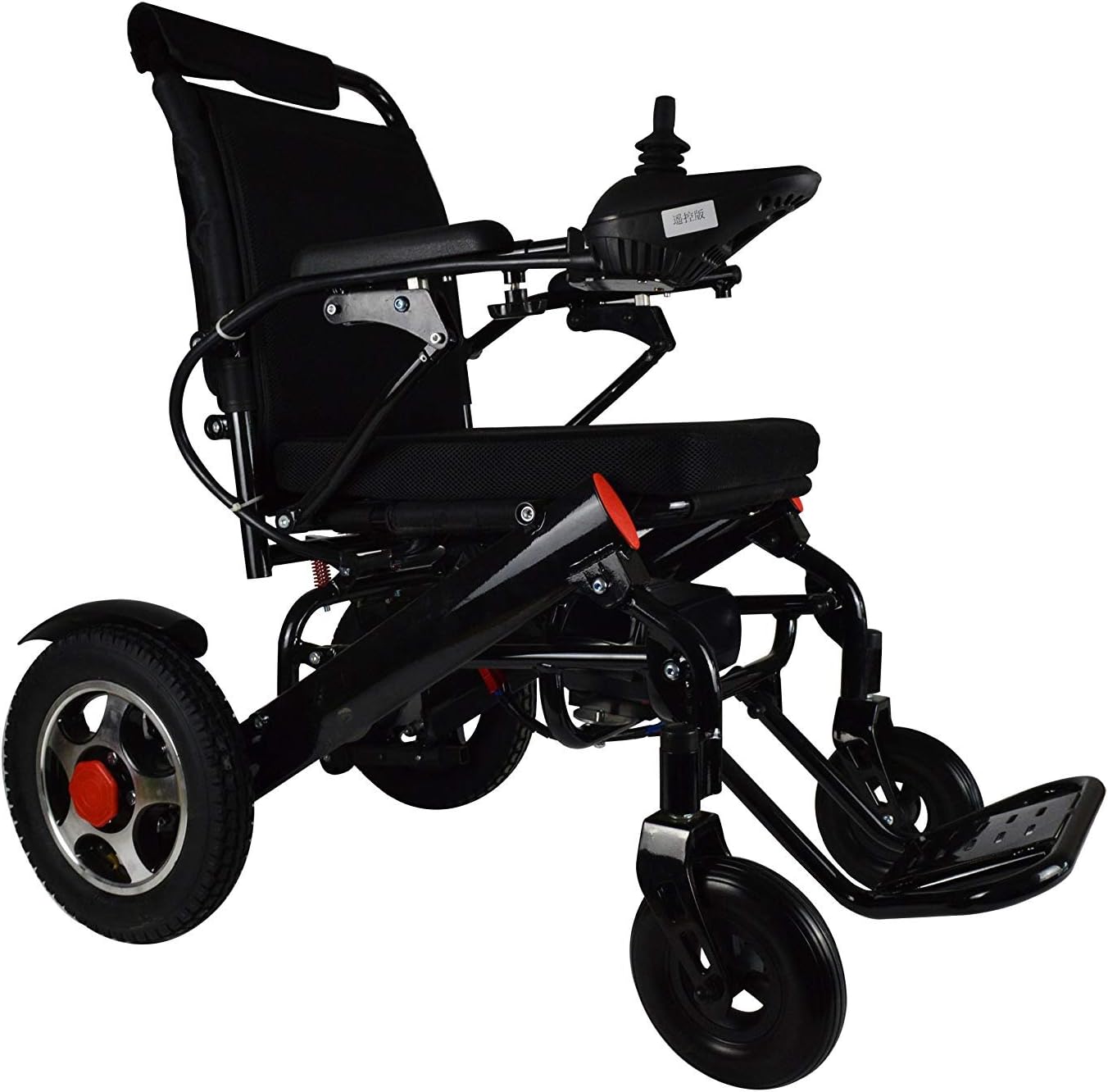 2020 Lightweight Electric Power Wheelchair Mobility Scooter, Aviation Travel Safe Motorized Electric Wheelchair Mobility Aid (Black): Health & Personal Care